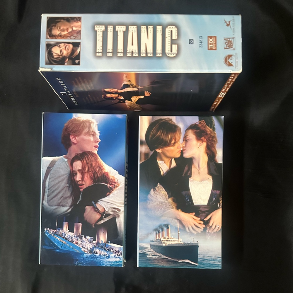 Titanic VHS movie set